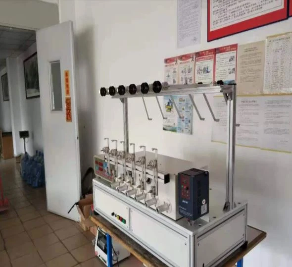 Šešių velenų transformatoriaus apvijos mašina