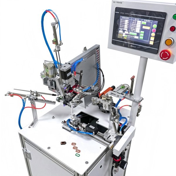 Side-Sliding Fully Automatic 4-Inch Toroidal Winding Machine Side-Sliding Fully Automatic 4-Inch Toroidal Winding Machine